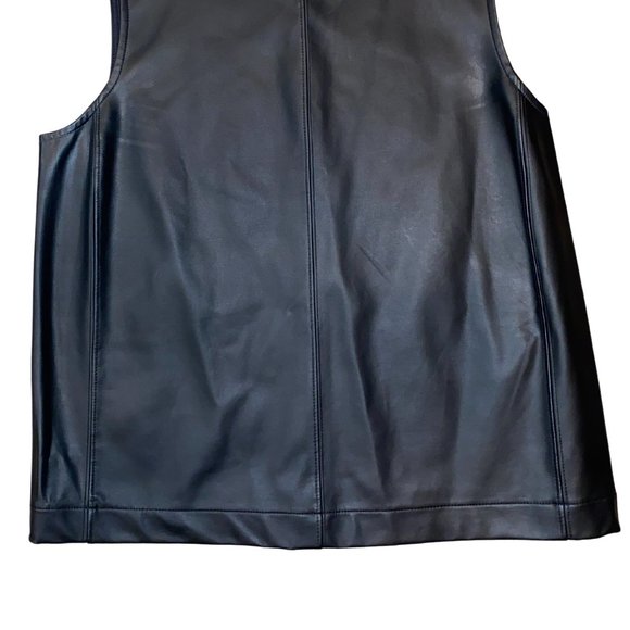 Banana Republic Faux Leather Blouse - Picture 2 of 3